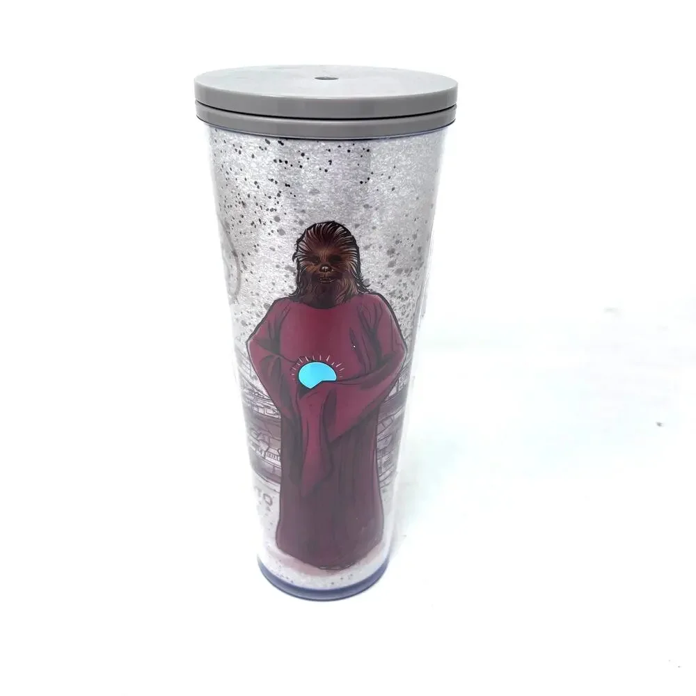 Starbucks Star Wars Acrylic Tumbler Chewbacca 24oz Disney Parks‎ - needs straw
